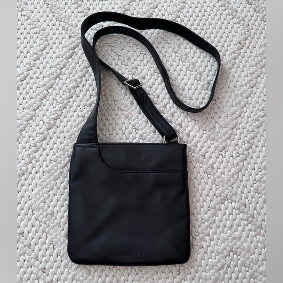 RADLEY LONDON Handbags - Radley London Small Black Leather Crossbody Bag